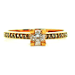 Anillo de oro 18k solitario con circon, peso 1,81 grs talla 15 - Miniatura 2