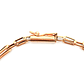 Pulsera oro 18k, de eslabones rectangulares con cierre tipo broche, peso 5,63 grs medida 22 cm - Miniatura 3