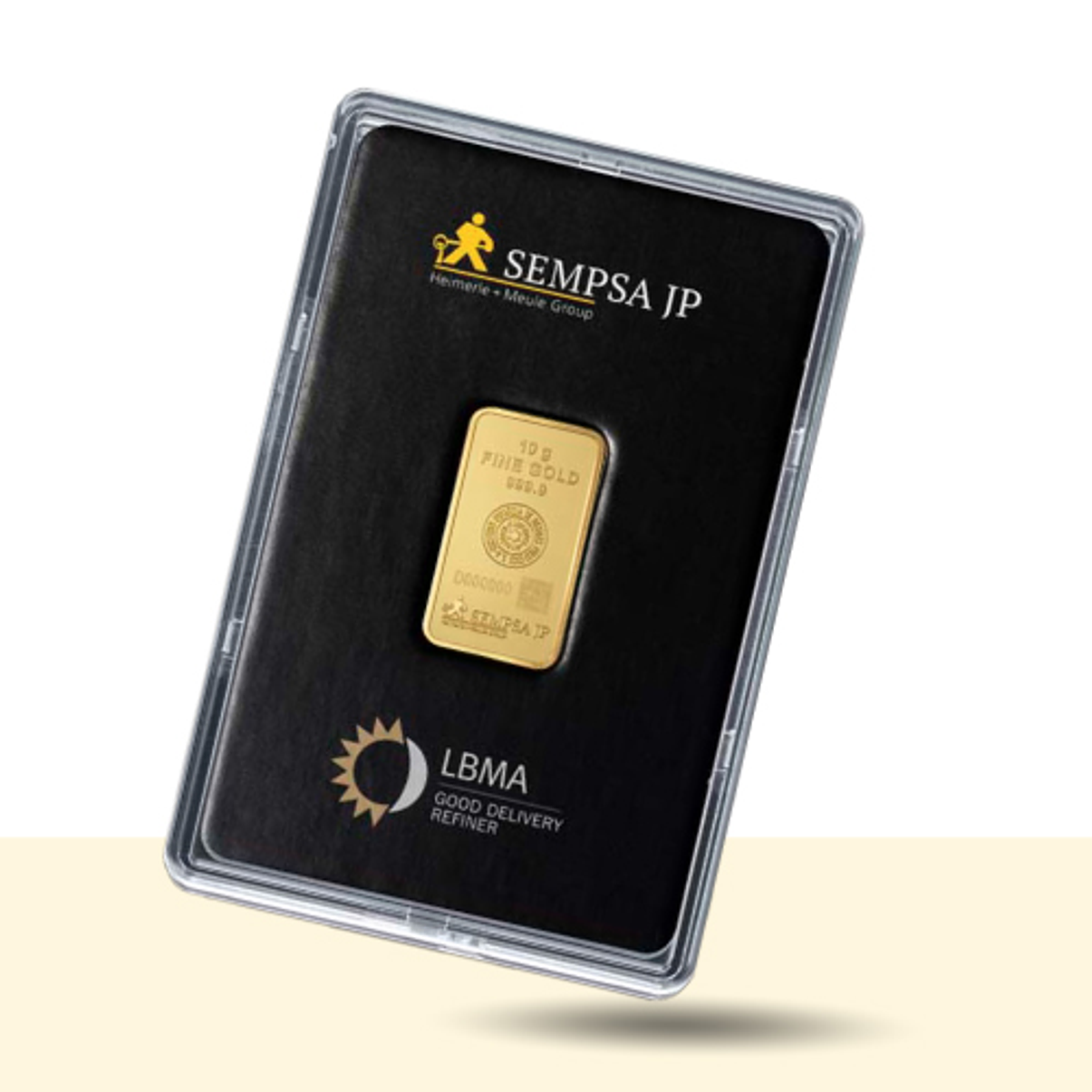 Mini Lingote o Barra Acuñada de Oro 24k, peso 10 gramos Origen: ESPAÑA 🇪🇦. Certificación LBMA. 1