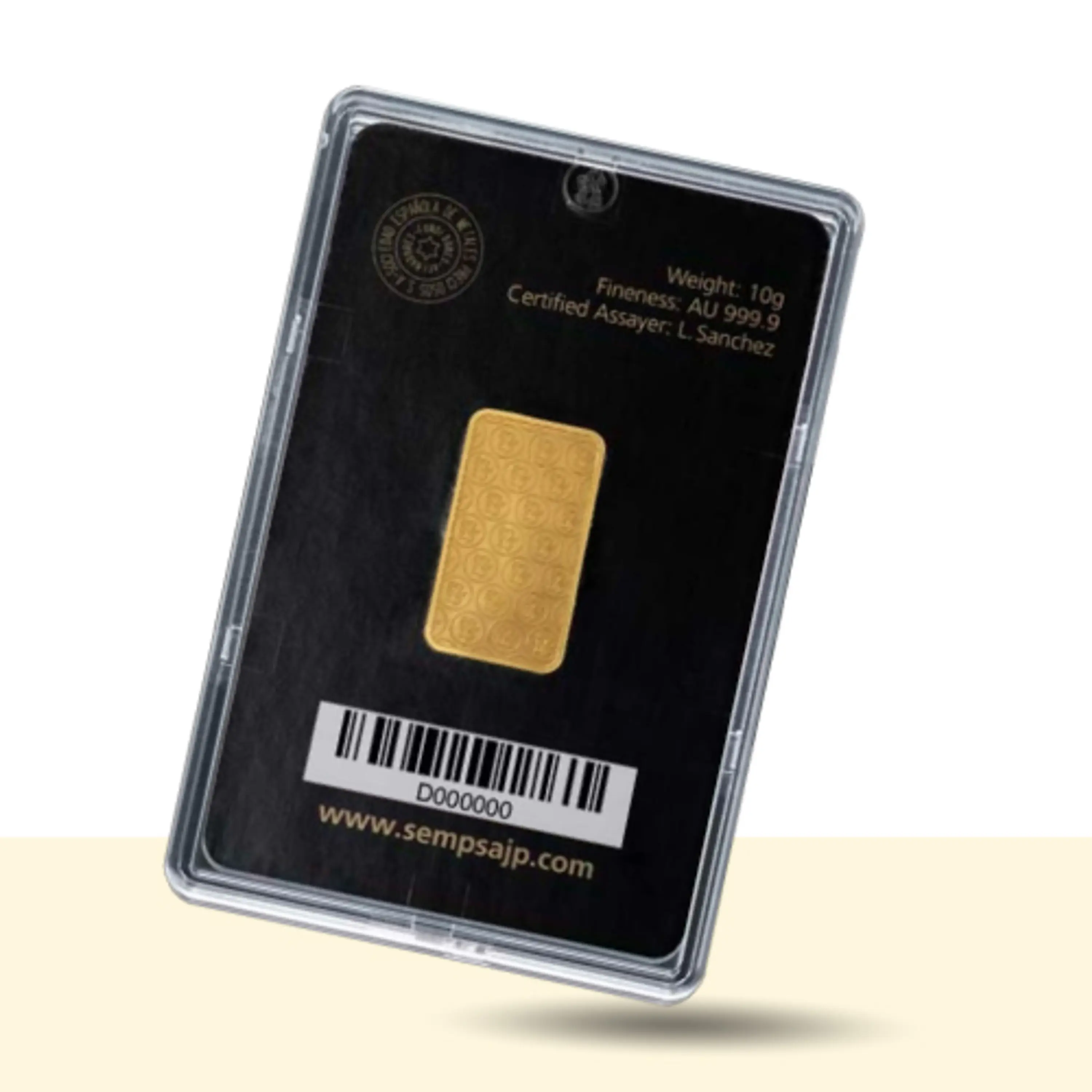 Barra de Oro 24k, peso 10 gramos Origen: ESPAÑA 🇪🇦. Certificación LBMA. 3