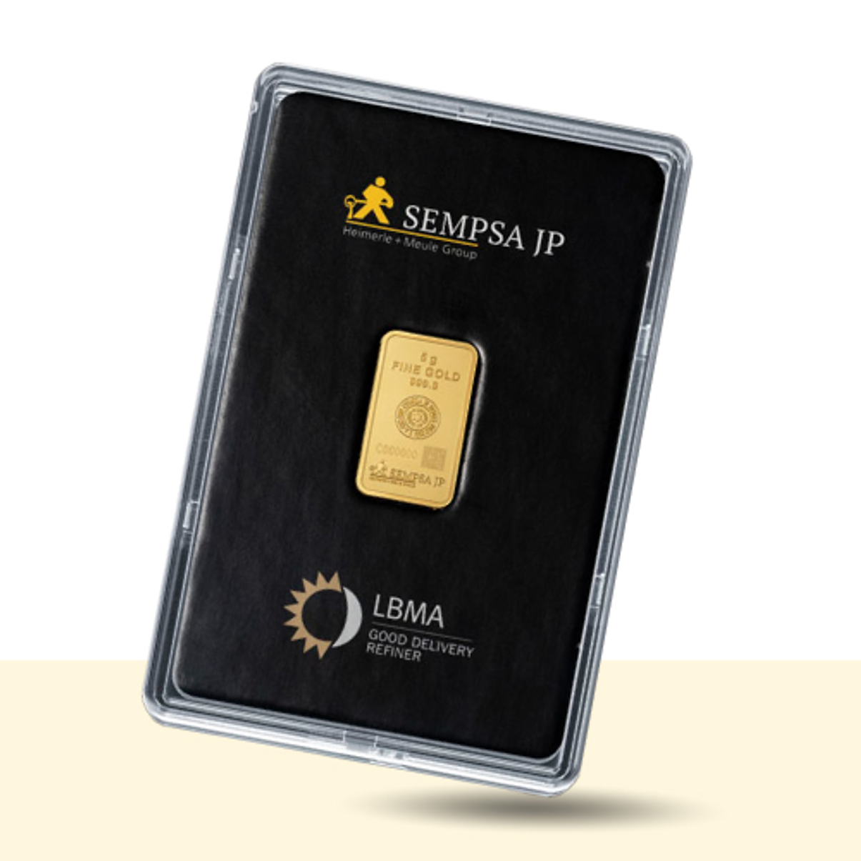 Mini Lingote o Barra Acuñada de Oro 24k, peso 5 gramos Origen: ESPAÑA 🇪🇦. Certificación LBMA. 1
