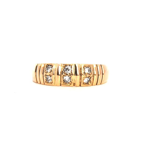 Anillo Oro 18K Peso:2.64 Gr. / Talla : 19.00 1