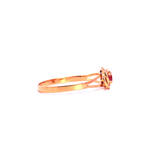 Anillo Oro 18K Peso:1.60 Gr. / Talla : 23.00 4
