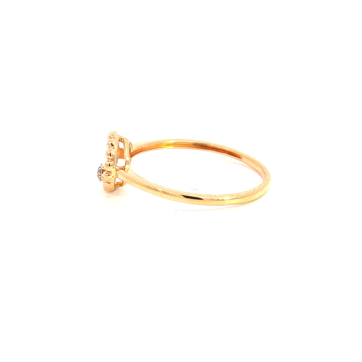 Anillo Oro 18K Peso:1.53 Gr. / Talla : 15.00 / 5 Puntos 2