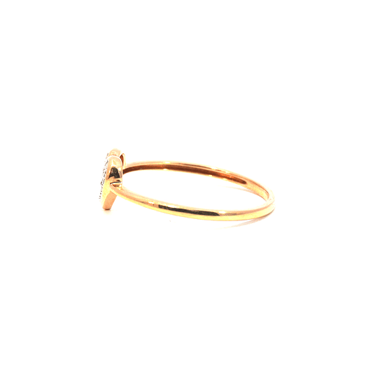 Anillo Oro 18K Peso:1.16 Gr. / Talla : 12.00 / 11 Puntos 2