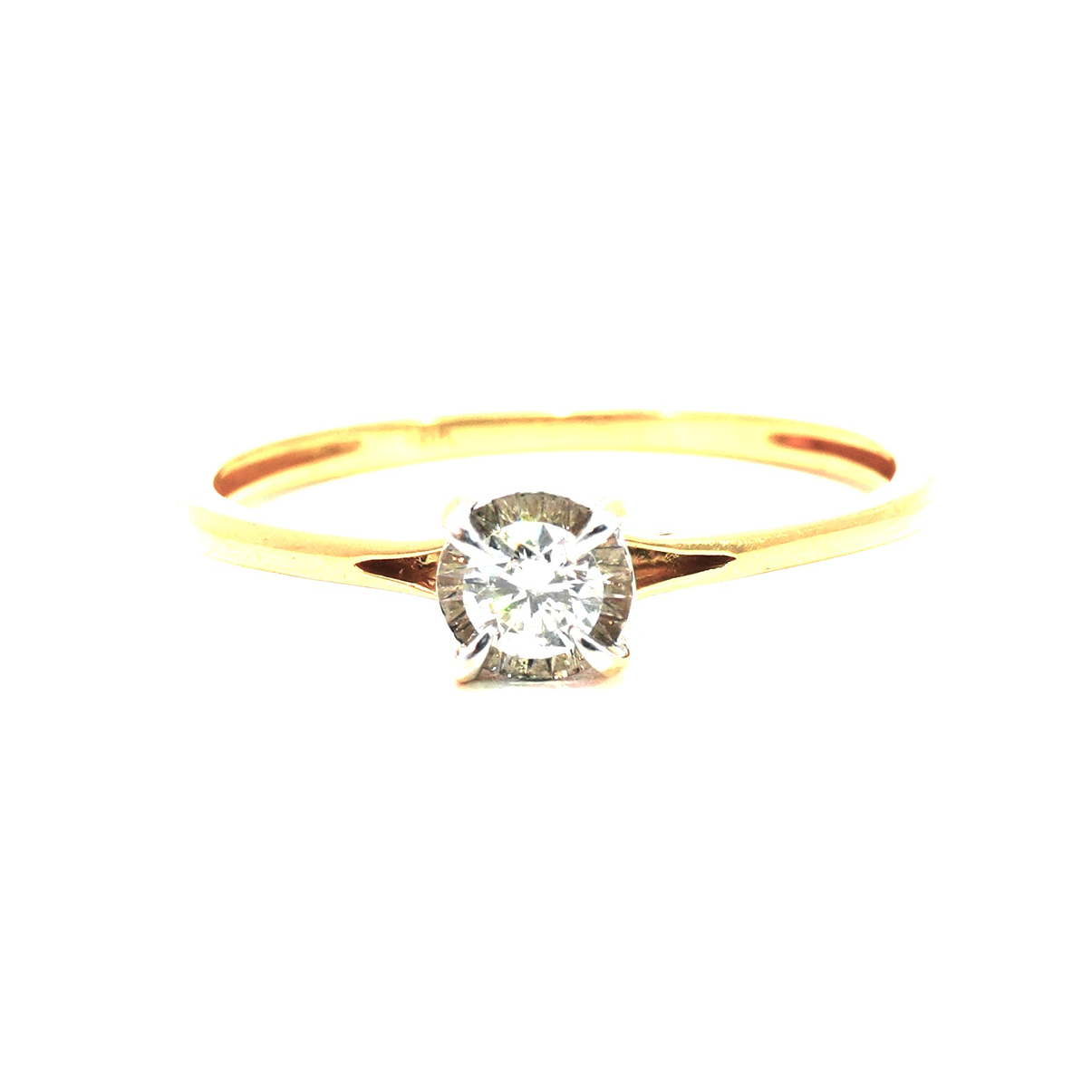 Anillo Oro 18K Peso:1.53 Gr. / Talla : 15.00 / 16 Puntos 1