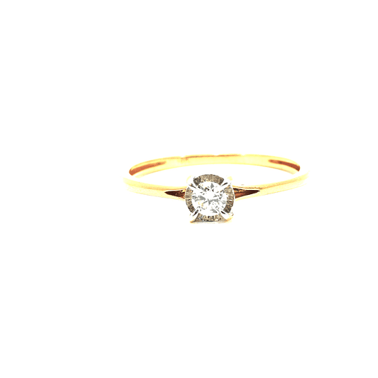 Anillo Oro 18K Peso:1.53 Gr. / Talla : 15.00 / 16 Puntos 1