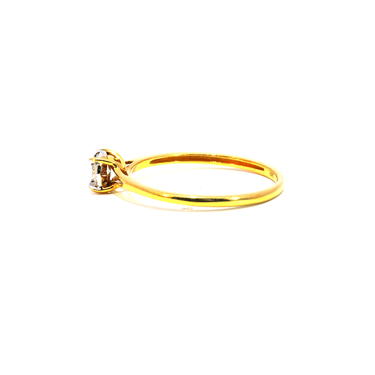Anillo Oro 18K Peso:1.53 Gr. / Talla : 15.00 / 16 Puntos 2