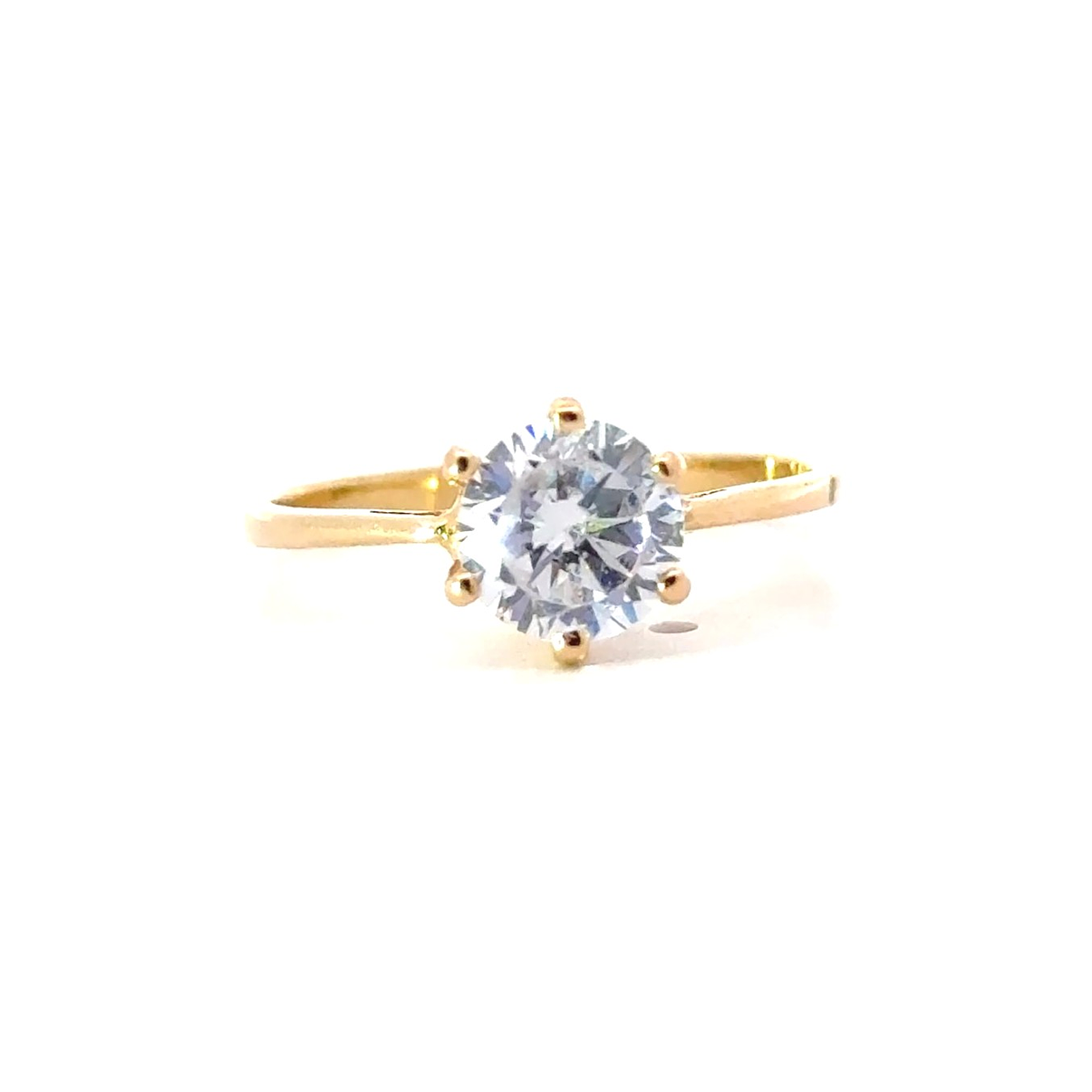 Anillo Oro 18K Peso:2.58 Gr./ Talla : 17.00 1