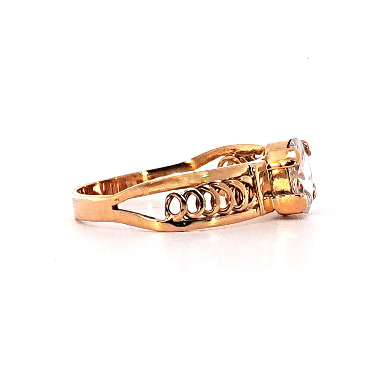 Anillo Oro 18K Peso:2.00 Gr. / Talla : 17.00 2