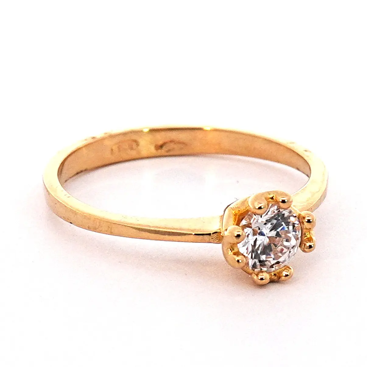 Anillo Oro 18K Peso:2.90 Gr. / Talla : 19.00 1
