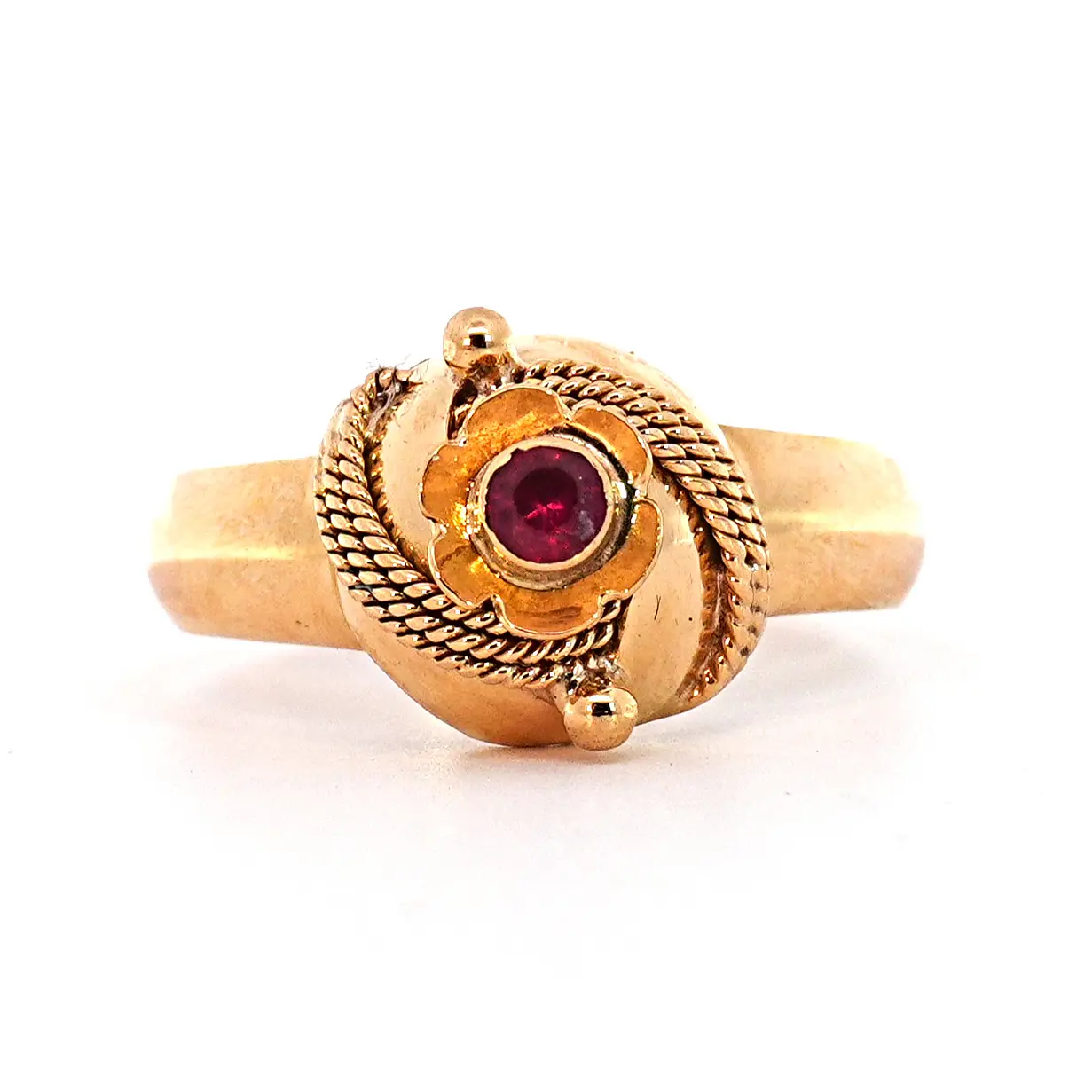 Anillo Oro 18K Peso:3.53 Gr. / Talla : 17.00 1