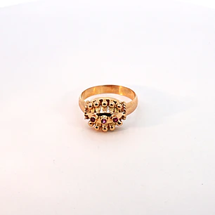 Anillo Oro 18K Peso:3.35 Gr. / Talla : 19.00
