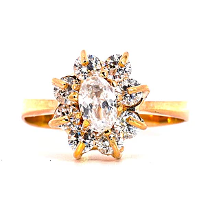 Anillo Oro 18K Peso:3.90 Gr. / Talla : 17.00