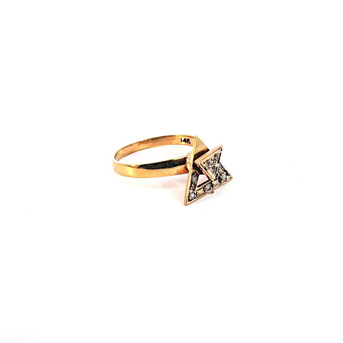 Anillo Oro 14K Peso:3.02 Gr. / Talla : 15.00 3