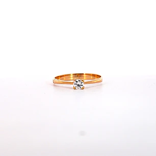 Anillo Oro 18K Peso:1.35 Gr. / Talla : 13.00