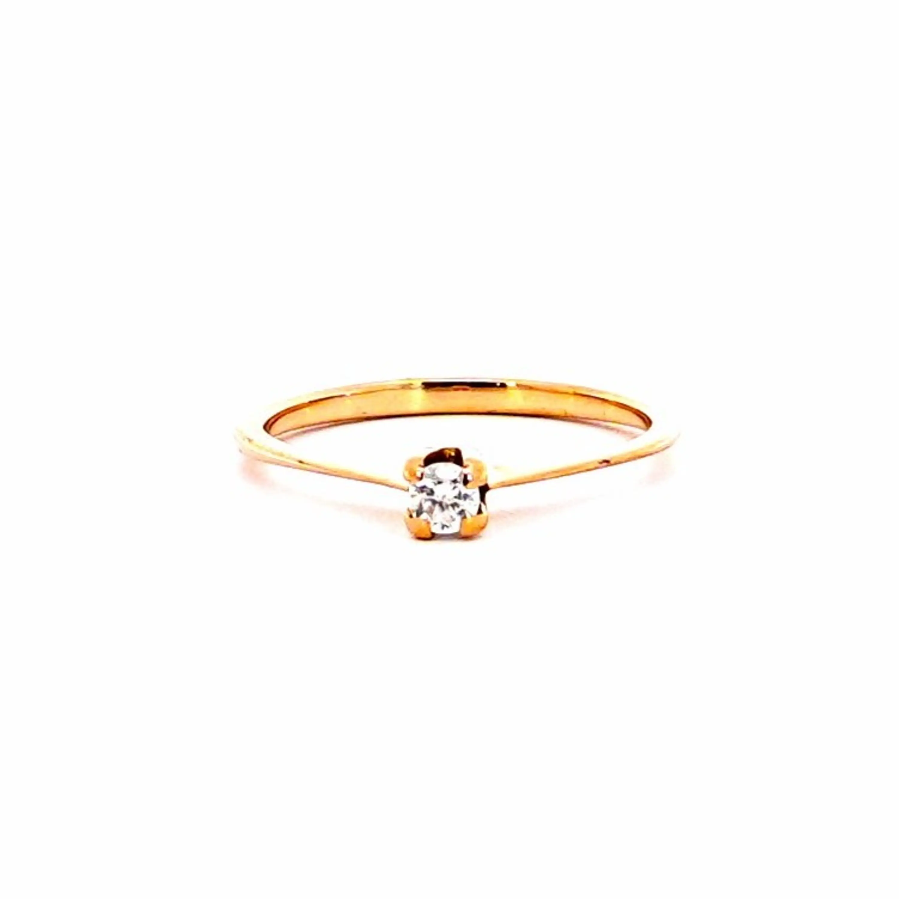 Anillo Oro 18K Peso:1.72 Gr. / Talla : 14.00 1