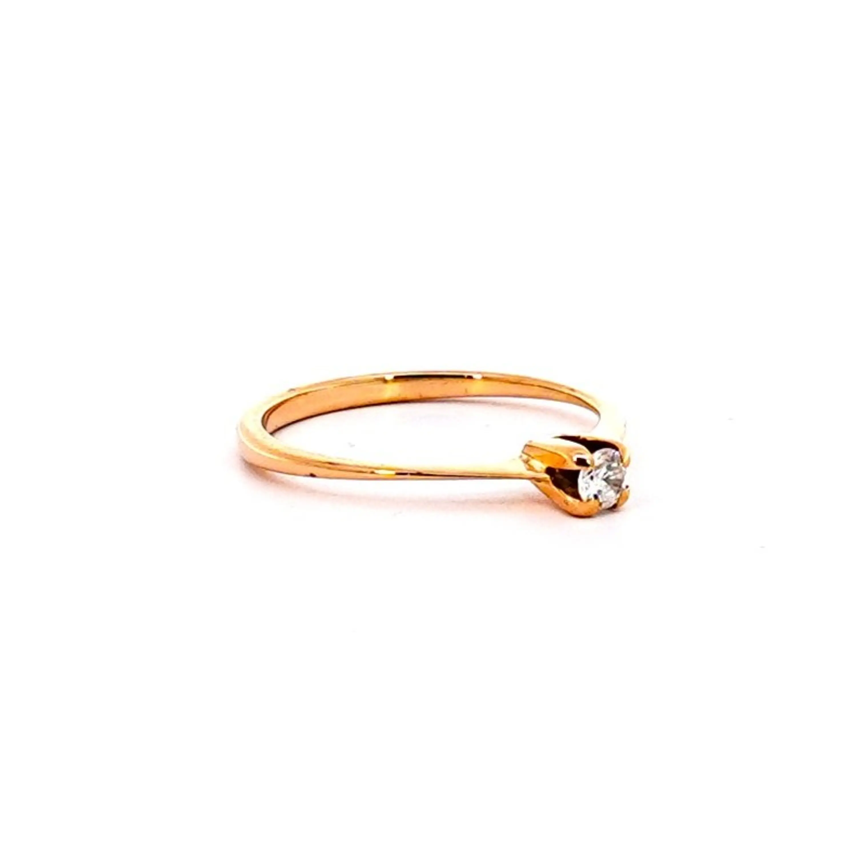 Anillo Oro 18K Peso:1.72 Gr. / Talla : 14.00 3