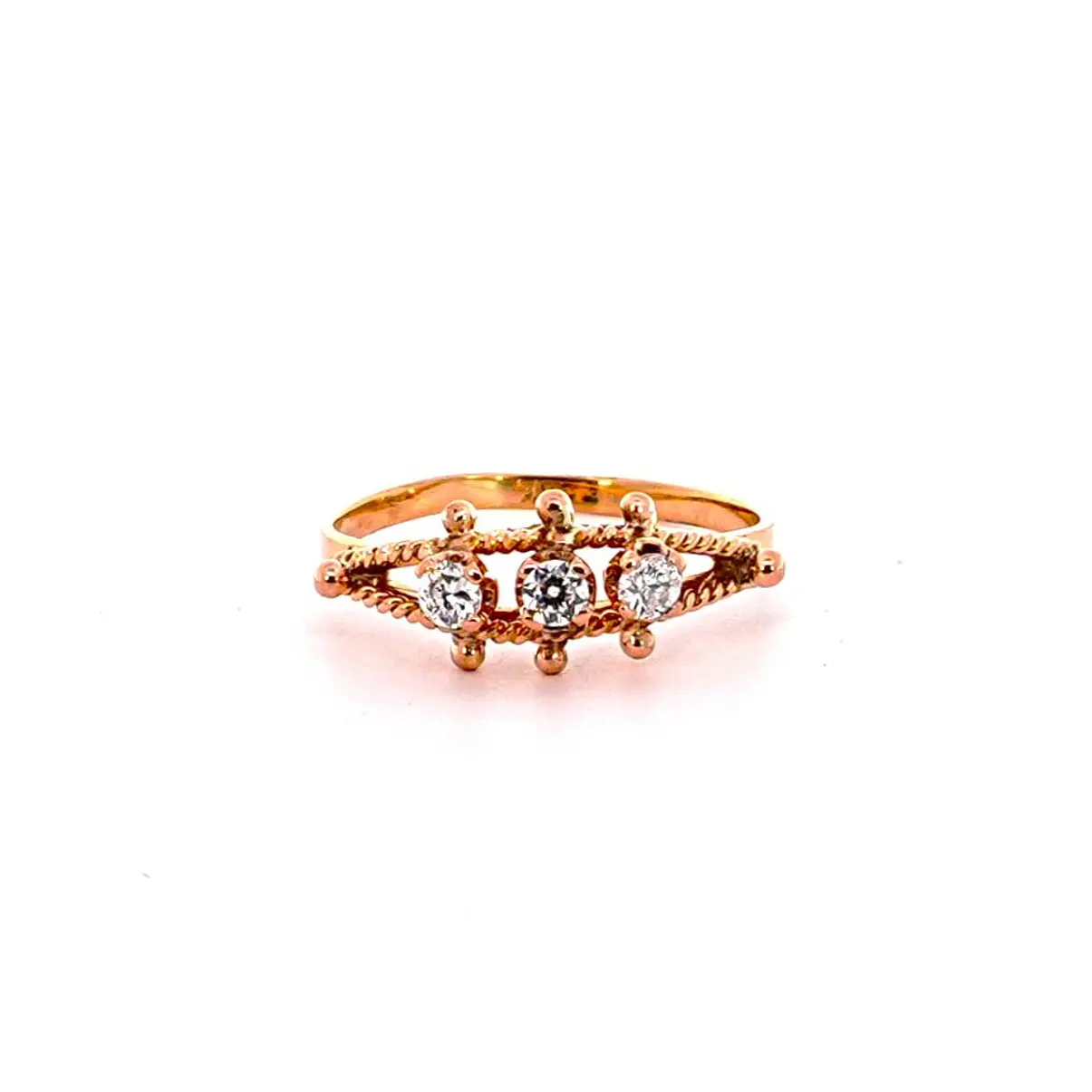 Anillo Oro 18K Peso:1.74 Gr. / Talla : 14.00 1
