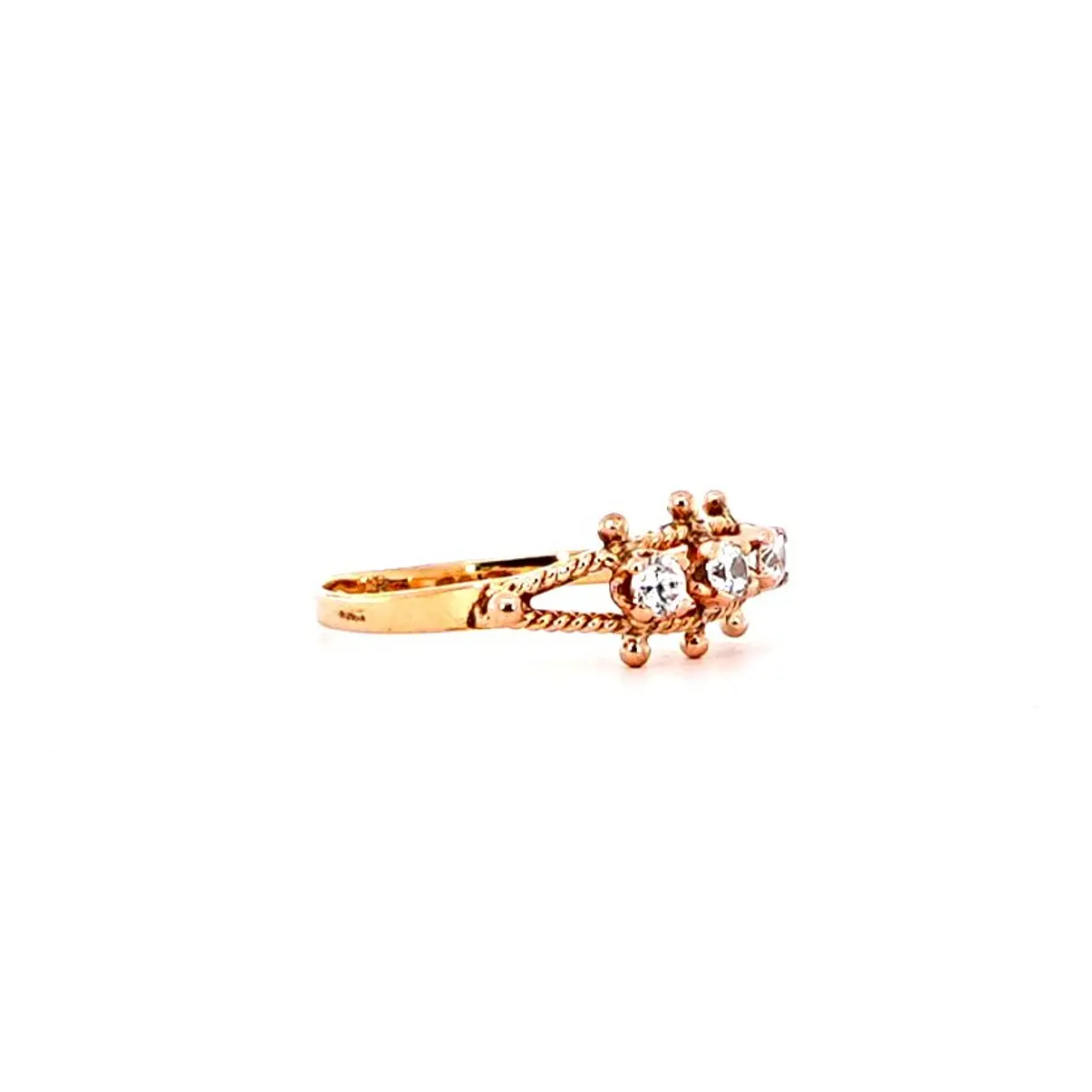 Anillo Oro 18K Peso:1.74 Gr. / Talla : 14.00 3