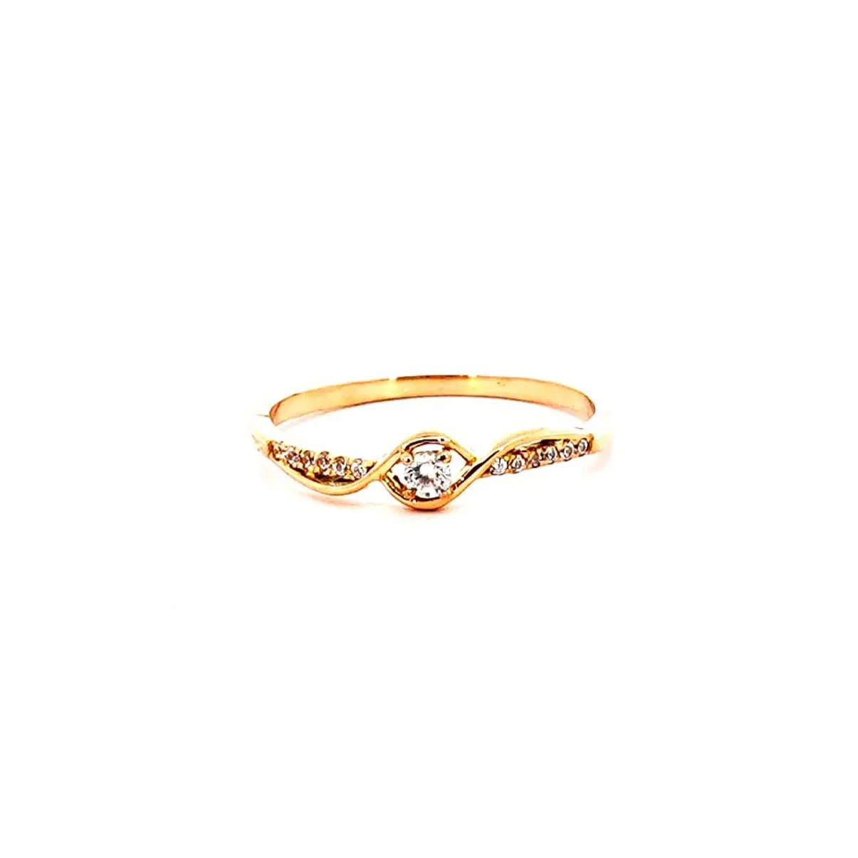 Anillo Oro 18K Peso:1.68 Gr. / Talla : 18.00 1