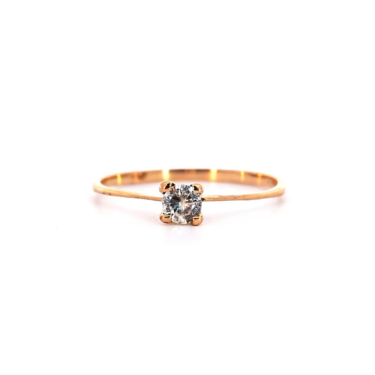 Anillo Oro 18K Peso:1.10 Gr. / Talla : 18.00 1