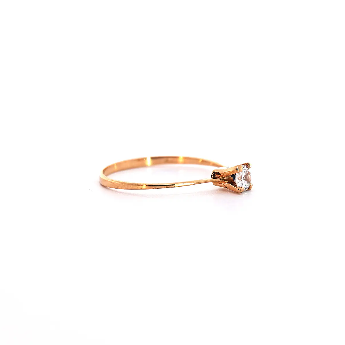 Anillo Oro 18K Peso:1.10 Gr. / Talla : 18.00 3