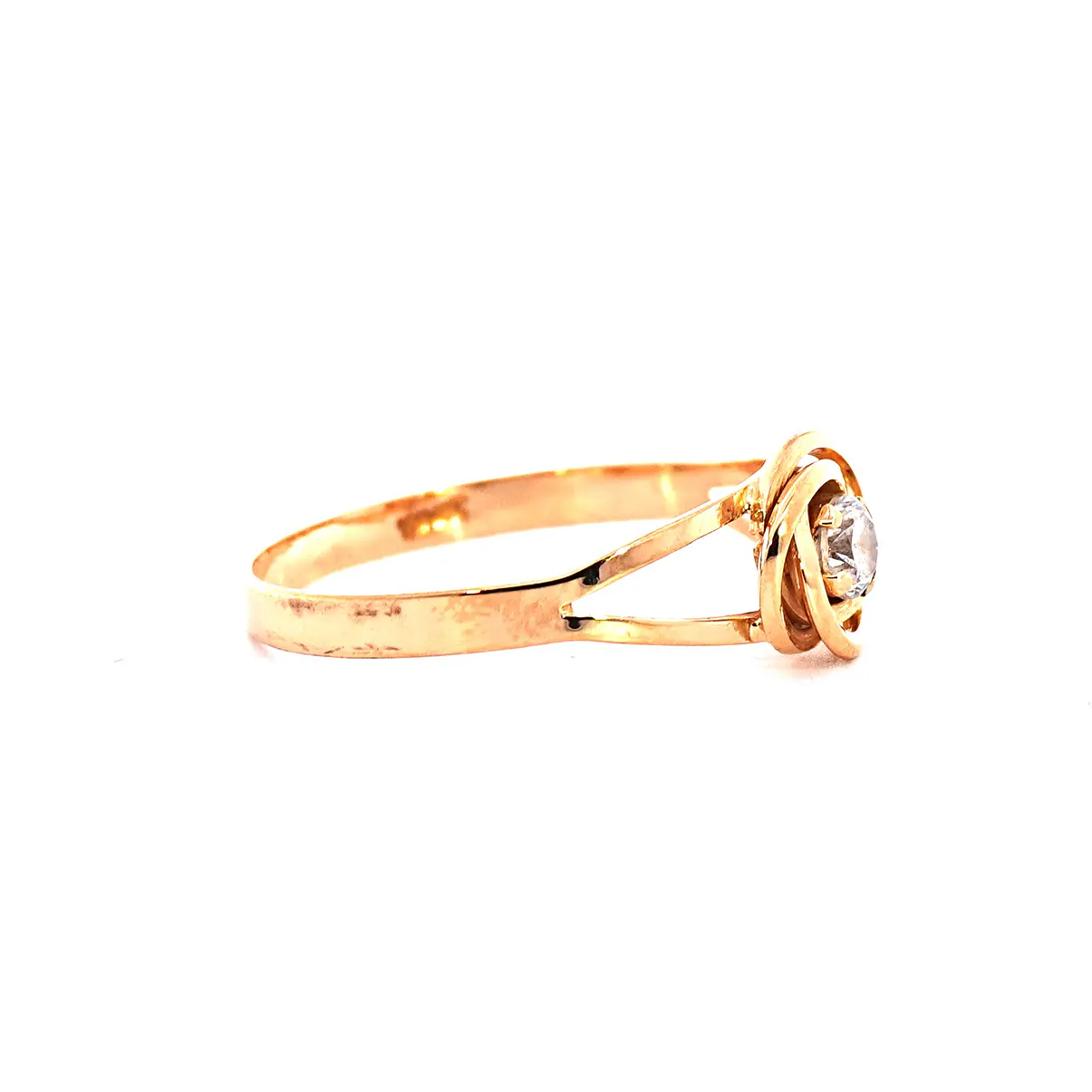 Anillo Oro 18K Peso:1.64 Gr. / Talla : 17 3