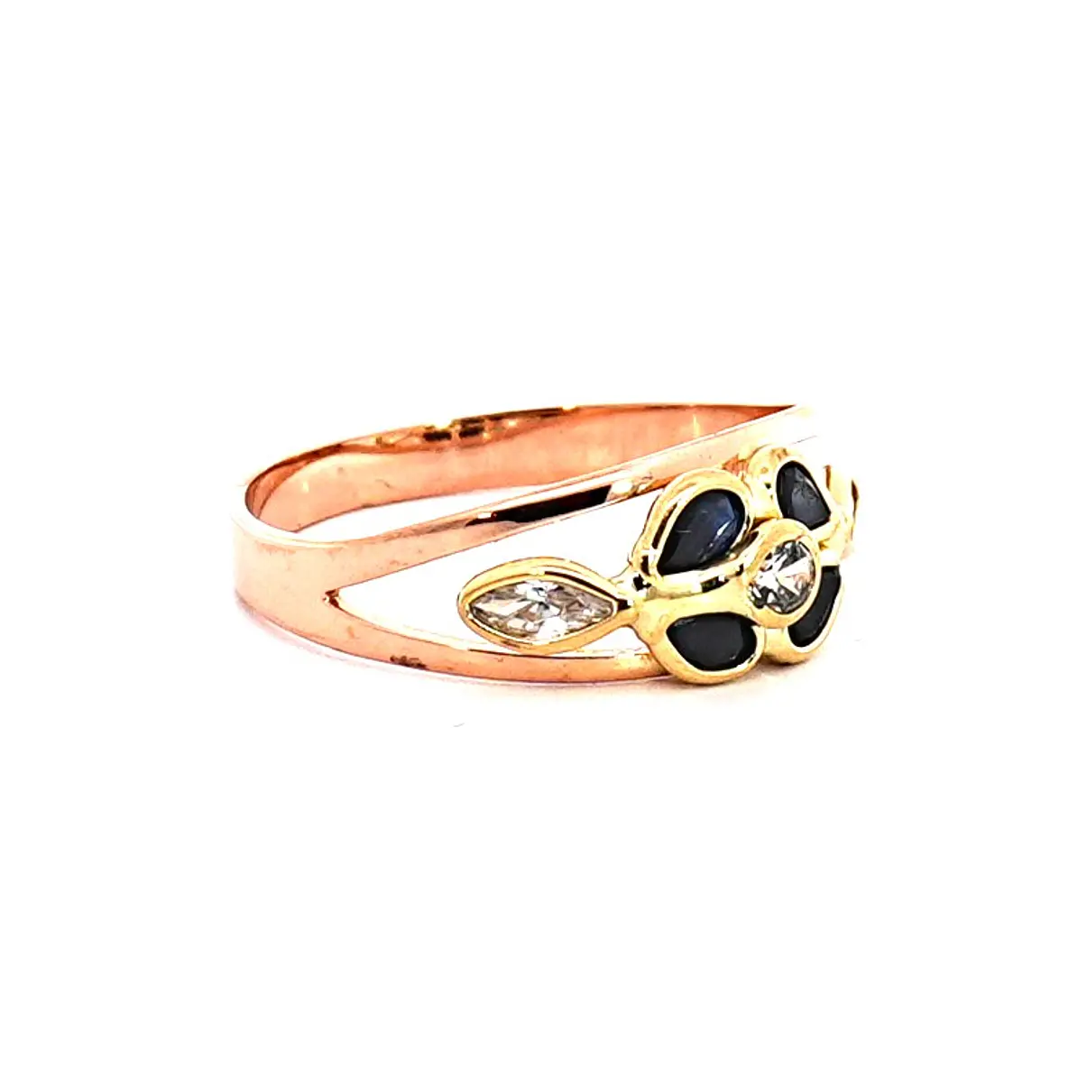 Anillo Oro 18K Peso:2.28 Gr. / Talla : 17 3