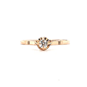 Anillo Oro 18K Peso:1.13 Gr. / Talla : 16