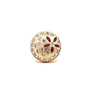 Anillo Oro 18K Peso:15.87 Gr./ Talla 18