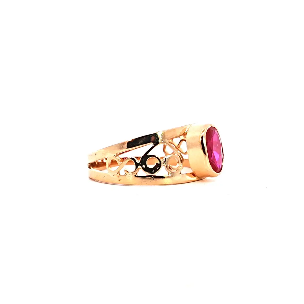 Anillo Oro 18K Peso:3.39 Gr. / Talla : 18.00 3