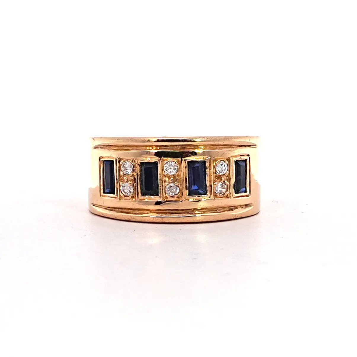 Anillo Oro 18K Peso:7.51 Gr. / Talla : 15.00 1