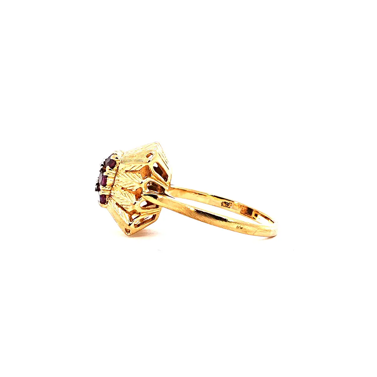 Anillo Oro 18K Peso:7.16 Gr. / Talla : 19.00 2