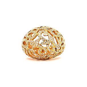 Anillo Oro 18K Peso:11.18 Gr. / Talla : 13.00