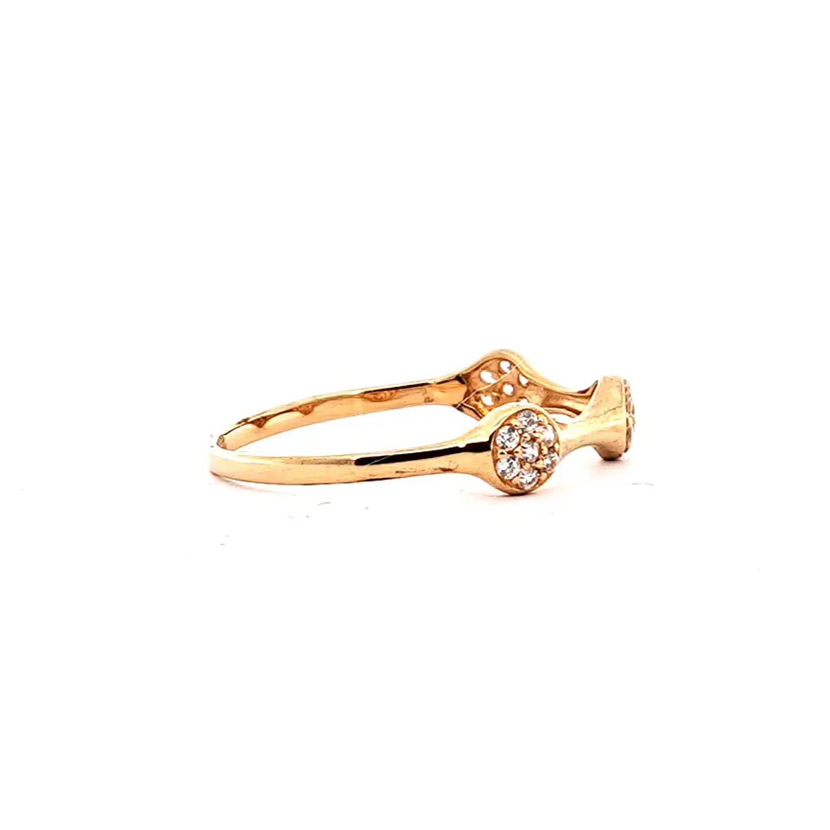 Anillo Oro 18K Peso:1.14 Gr. / Talla : 15.00 3