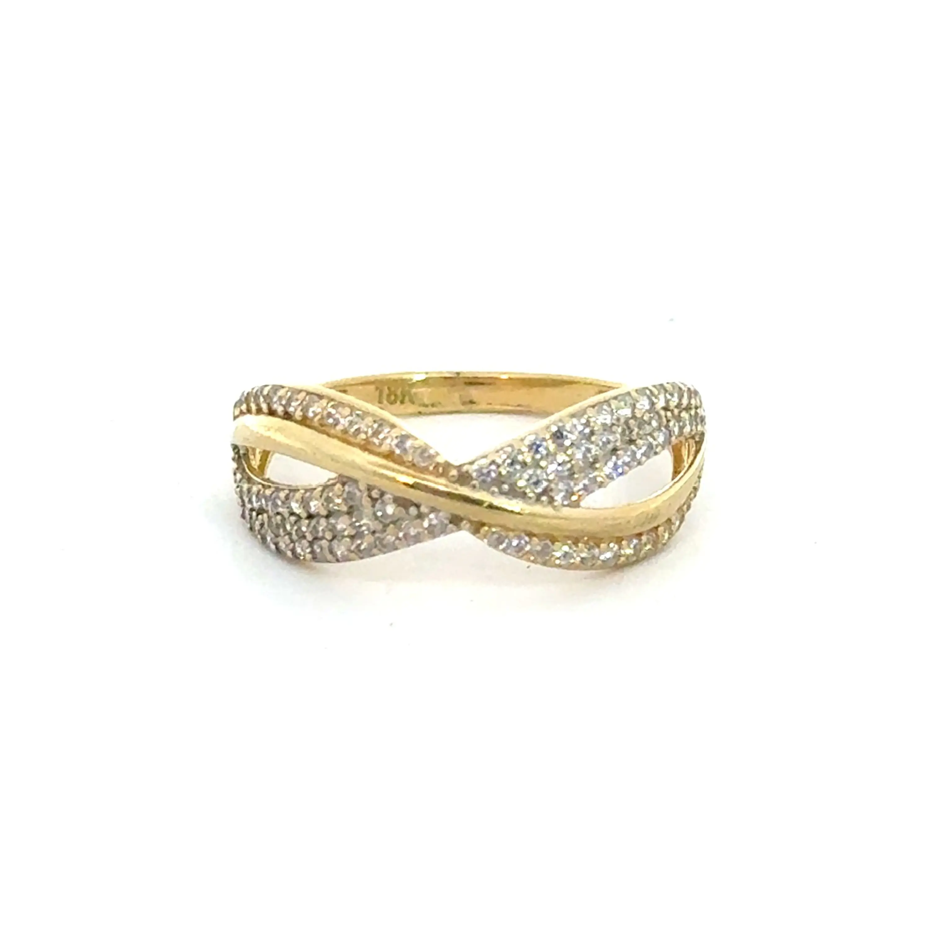 Anillo Oro 18K Peso:2.68 Gr. / Talla : 18.00 1