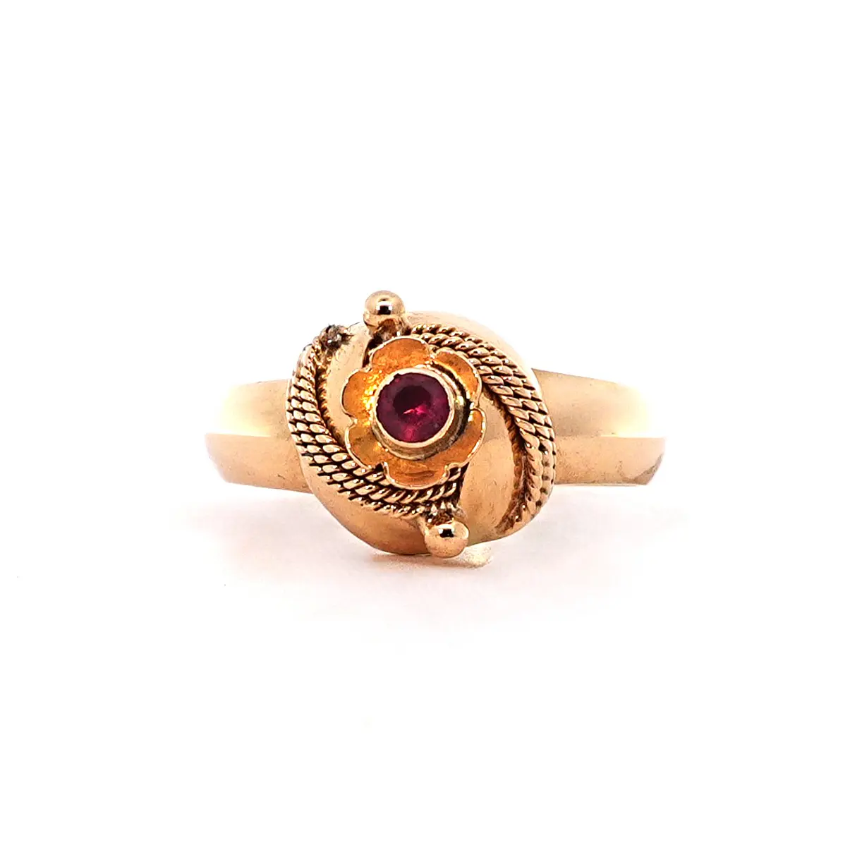 Anillo Oro 18K Peso:3.53 Gr. / Talla : 17.00 1