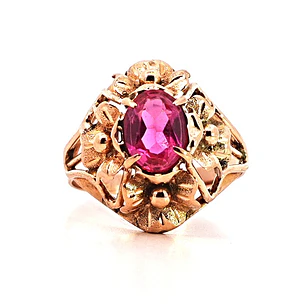 Anillo Oro 18K Peso:3.90 Gr. / Talla : 19.00