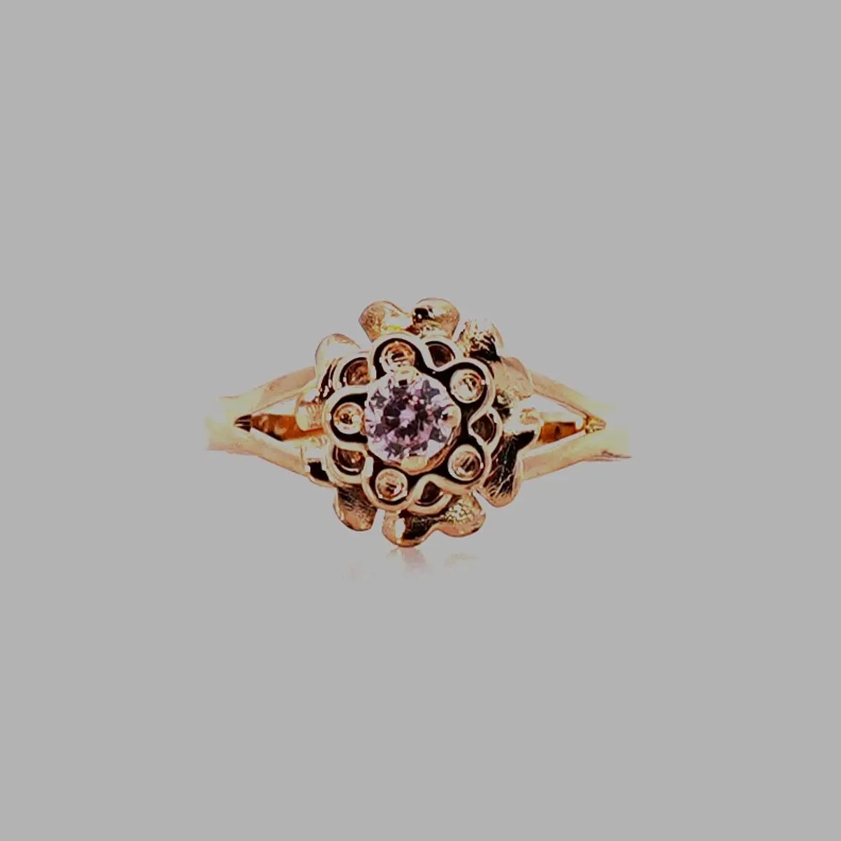 Anillo Oro 18K Peso:1.86 Gr. / Talla : 14.00 1