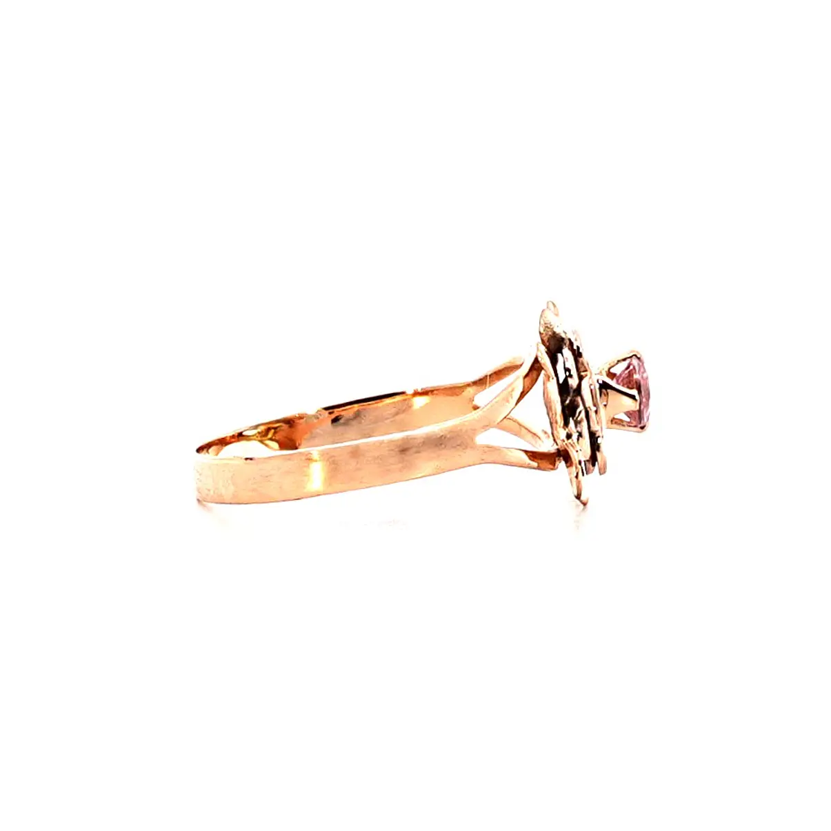 Anillo Oro 18K Peso:1.86 Gr. / Talla : 14.00 3