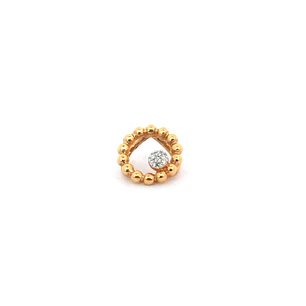 Colgante Oro 18K Peso: 0.66 Gr.