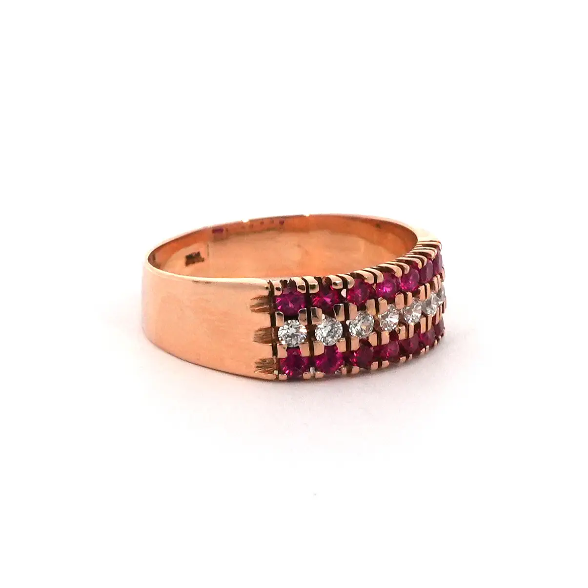 Anillo Oro 18K Peso: 5.67 Gr. / Talla : 22.00 3