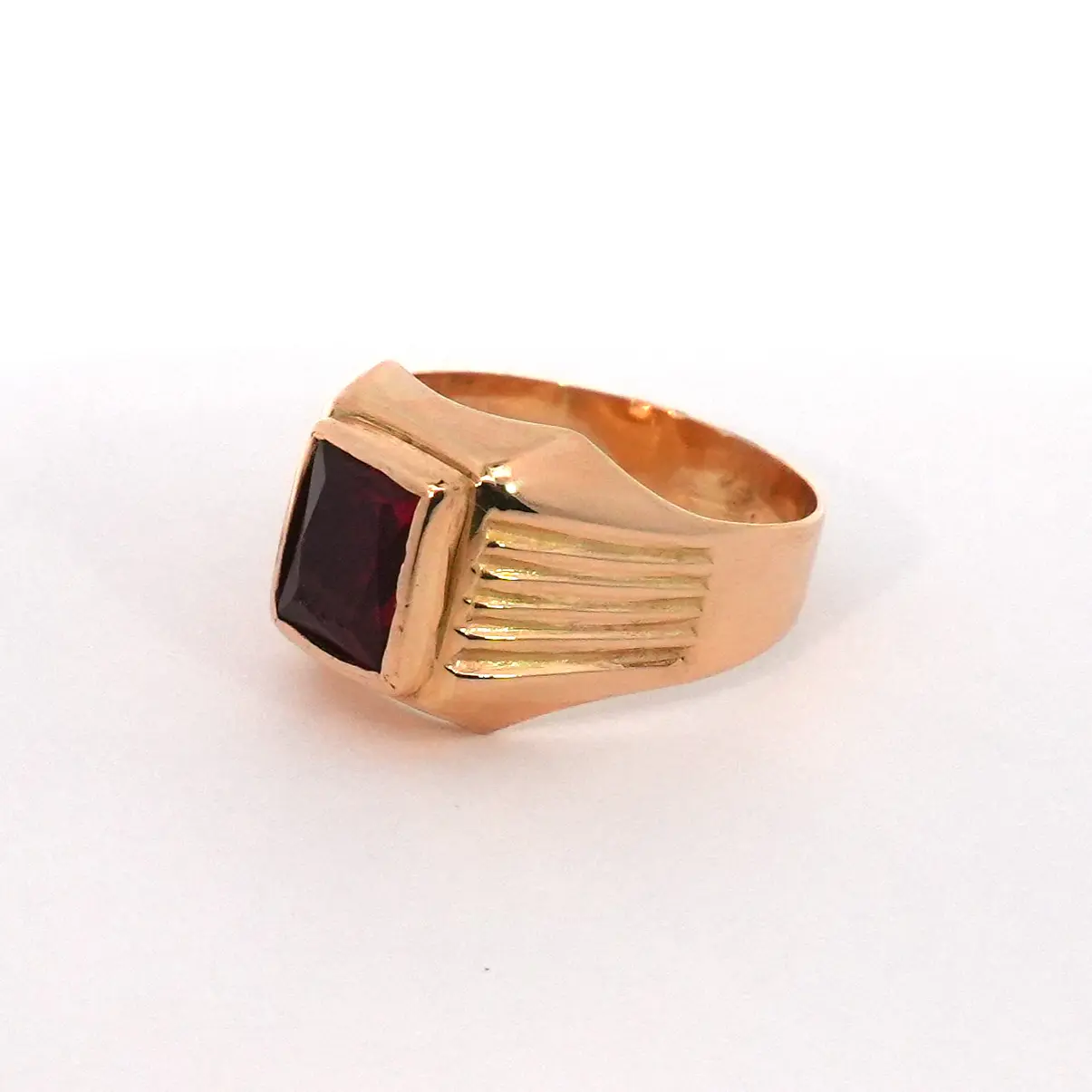 Anillo Oro 18K Peso: 6.46 Gr. / Talla : 22.00 1