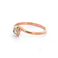 Anillo Oro 18K Peso: 1.00 Gr. / Talla : 14.00 - Miniatura 2