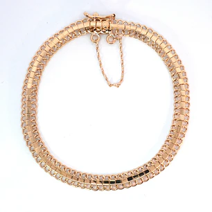 Pulsera o brazalete Oro 18K Peso: 8.14 Gr.