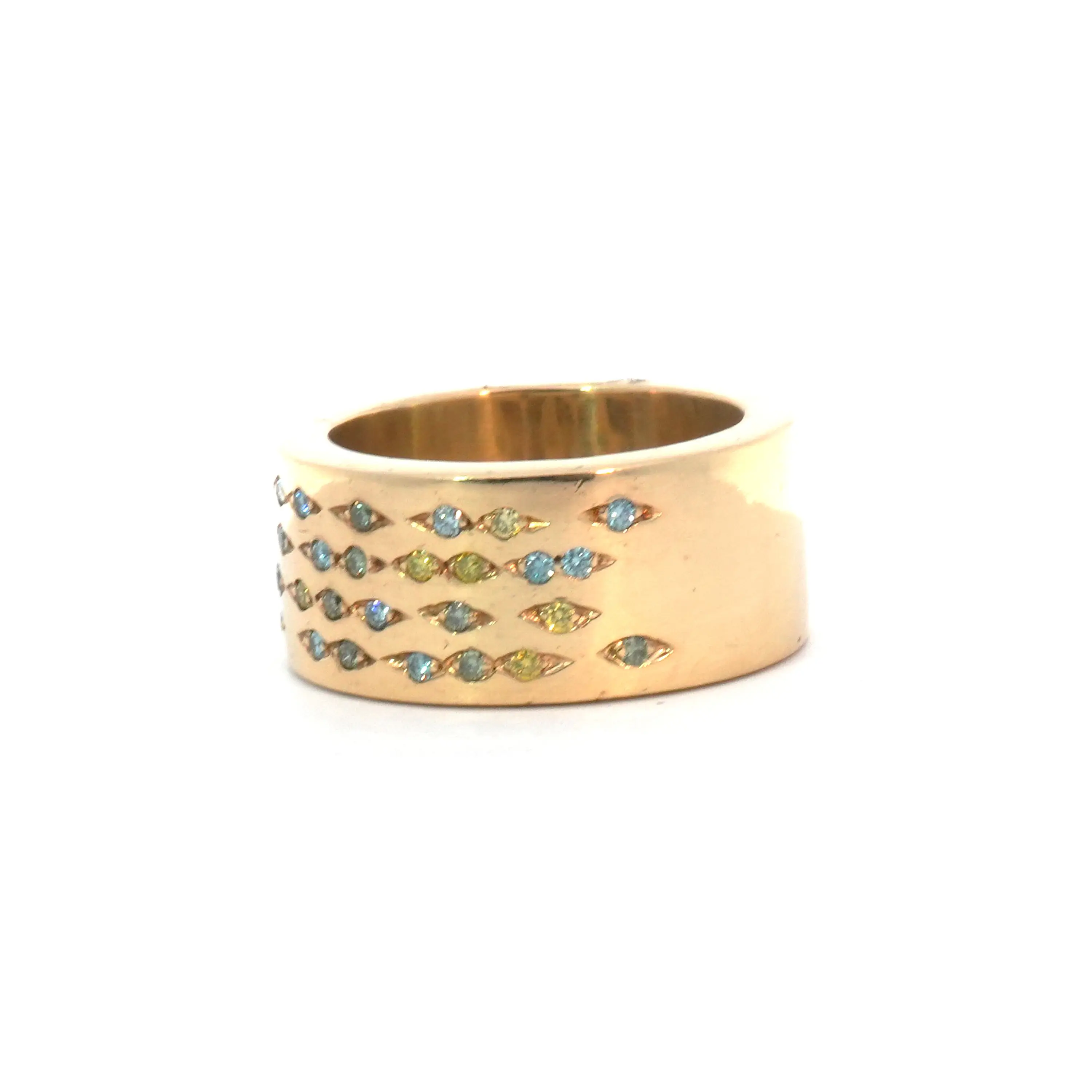 Anillo Oro 18K Peso: 11.68 Gr. / Talla : 16.00 1