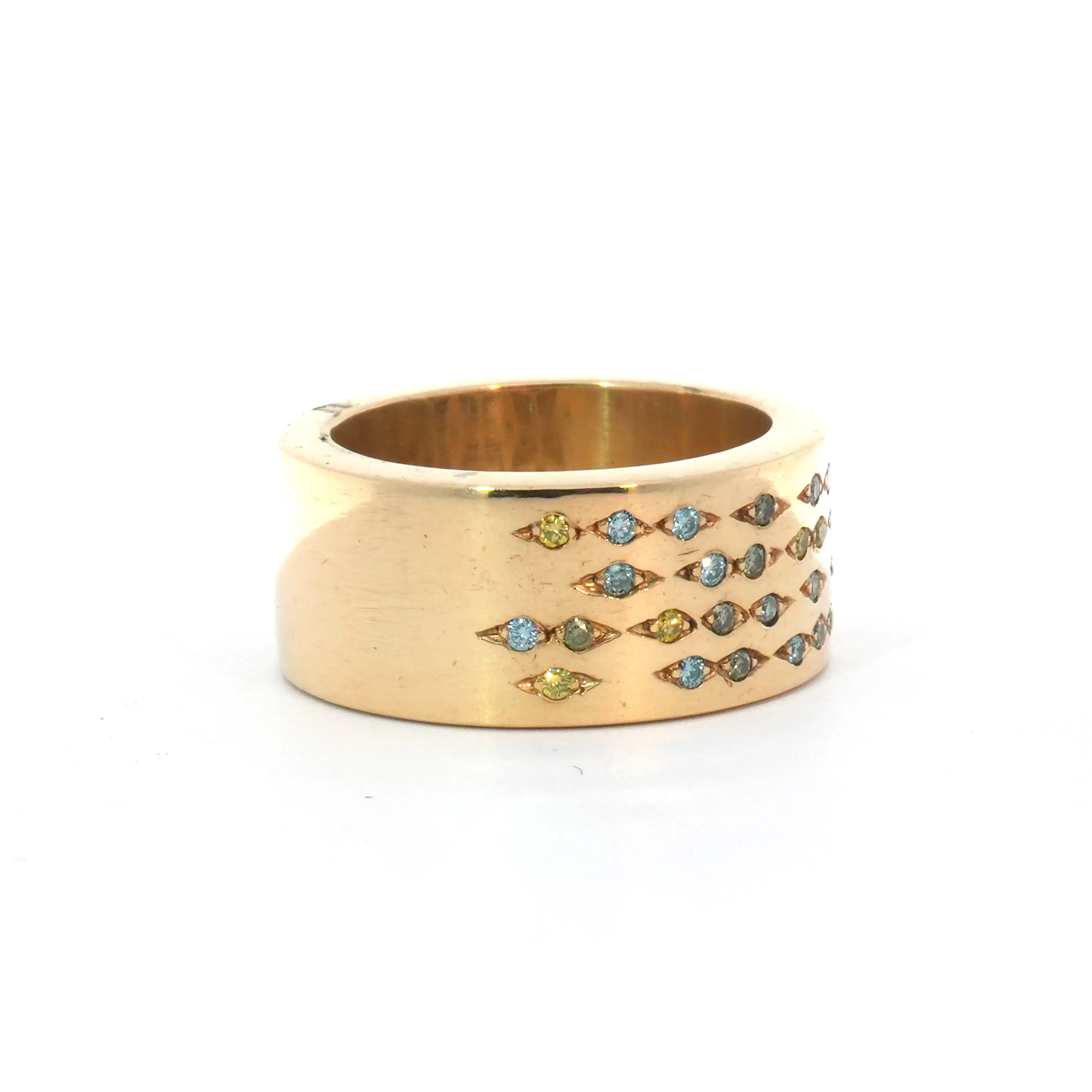 Anillo Oro 18K Peso: 11.68 Gr. / Talla : 16.00 2