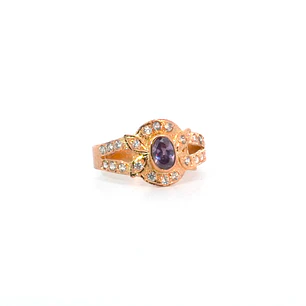 Anillo Oro 18K Peso: 4.13 Gr. / Talla: 20.00