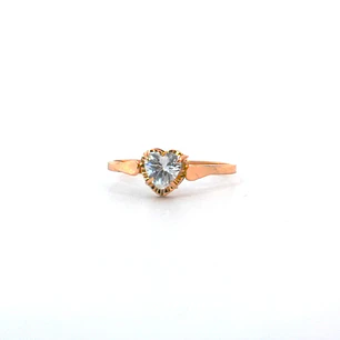Anillo Oro 18K Peso: 1.58 Gr. / Talla: 13.00